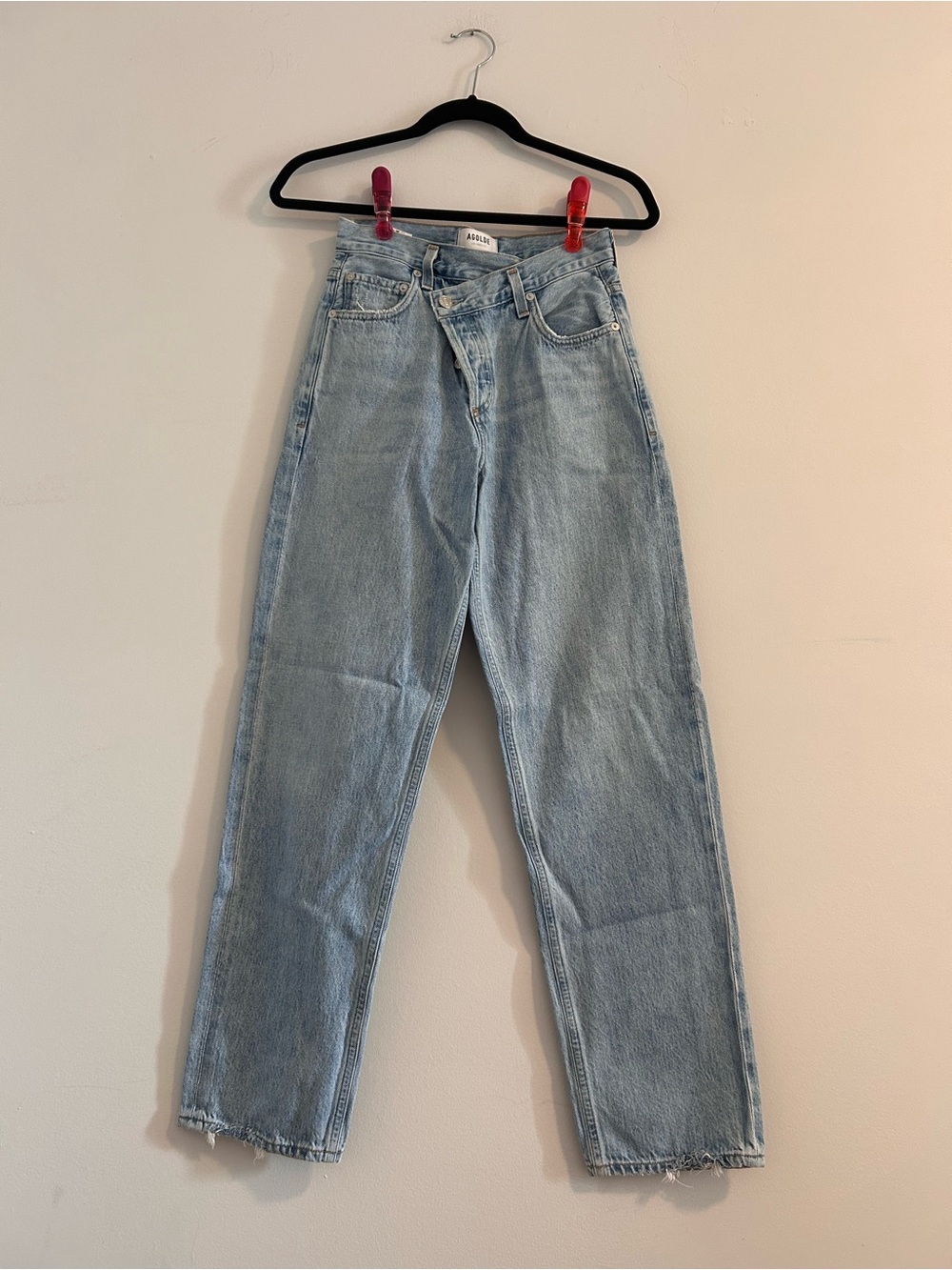 Agolde Classic Light Blue Jeans Size 22 (more like Size 25) - Picture 1 of 16